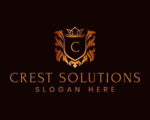 Royal Crown Crest logo design