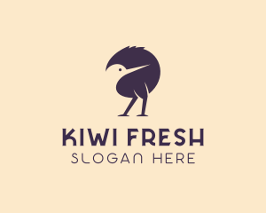 Kiwi Bird Avian logo design
