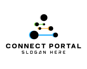 Digital Connection Technology logo design