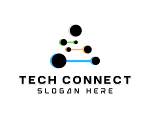 Digital Connection Technology logo design