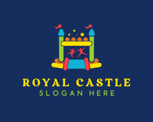 Children Balloon Castle logo design