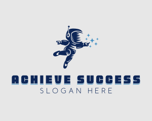 Astronaut Spaceman Suit logo design