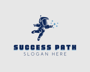 Astronaut Spaceman Suit logo design