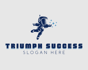 Astronaut Spaceman Suit logo design