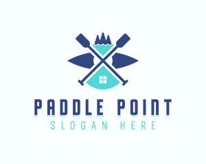 Kayak Paddle Sportswear logo design