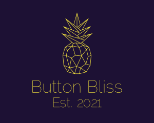 Minimal Pineapple Fruit logo design