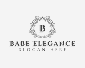 Elegant Floral Boutique logo design