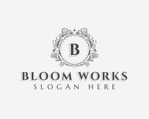 Elegant Floral Boutique logo design