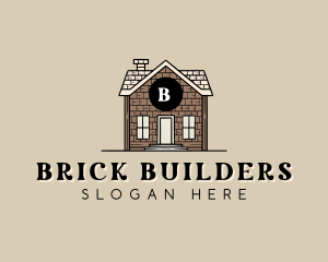 Brick House Real Estate logo design