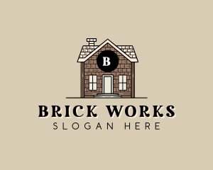 Brick House Real Estate logo design