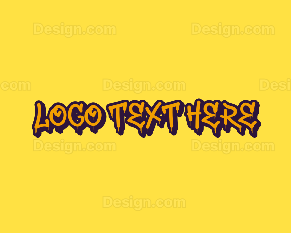 Graffiti Wall Art Wordmark Logo