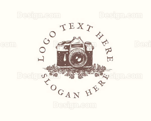 Floral Wedding Photography Logo