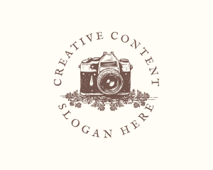 Floral Wedding Photography logo design