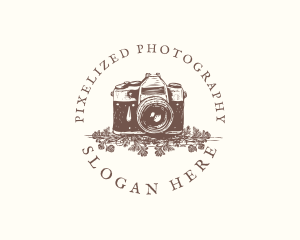 Floral Wedding Photography logo design