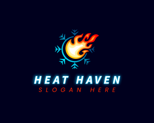 Hot Cold HVAC logo