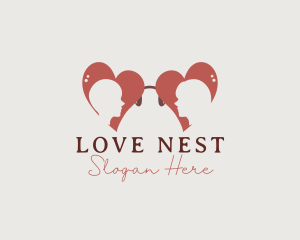 Heart Love Eyewear logo design