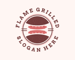 Sausage Grill Restaurant  logo design