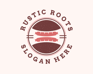 Sausage Grill Restaurant  logo design