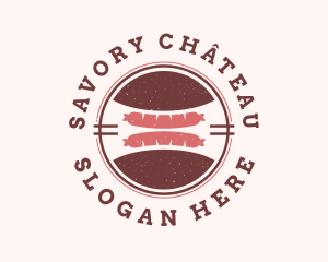 Sausage Grill Restaurant  logo design