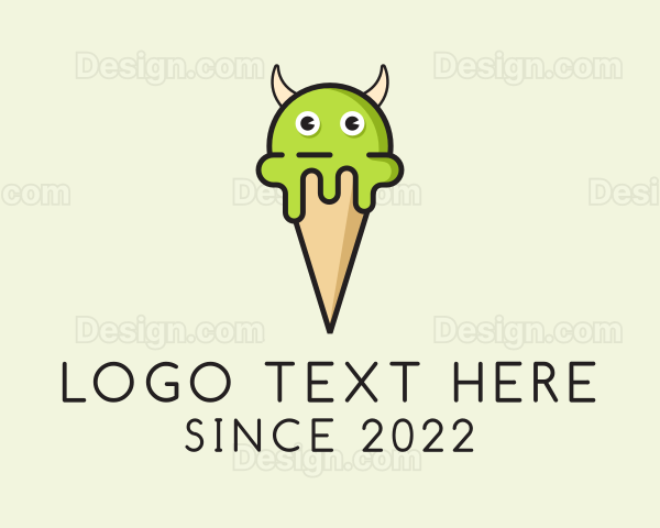 Monster Ice Cream Logo