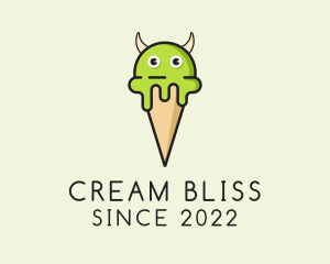 Monster Ice Cream  logo design