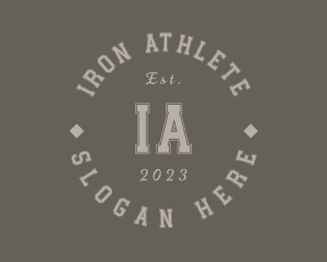 Sports Varsity Gym logo design