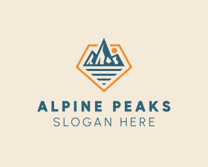 Diamond Mountain Peak logo design