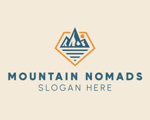 Diamond Mountain Peak logo design