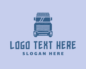 Truck Courier Vehicle logo