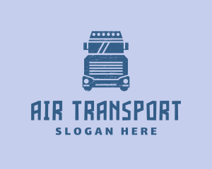 Truck Courier Vehicle logo design