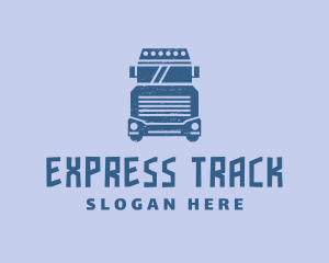 Truck Courier Vehicle logo design