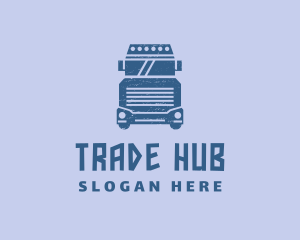 Truck Courier Vehicle logo design