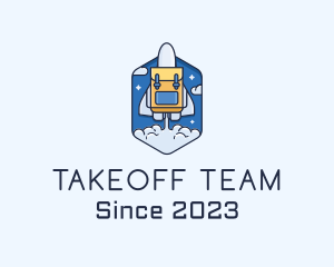 Rocket Launch Backpack logo