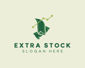 Money Cash Stocks logo design