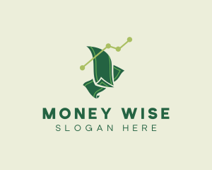 Money Cash Stocks logo design