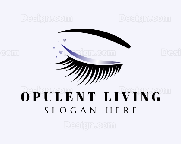 Eyelash Makeup Beauty Logo