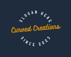 Circle Cursive Business logo