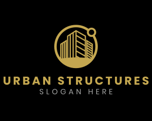 Urban City Buildings logo design