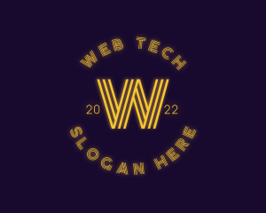 Cyber Web Technology logo design