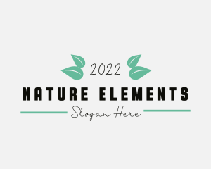 Healthy Nature Leaf logo design