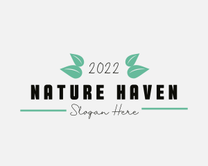 Healthy Nature Leaf logo design