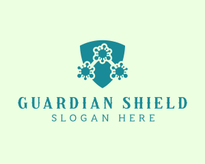 Virus Protection Shield logo design