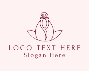 Premium Floral Perfume Logo