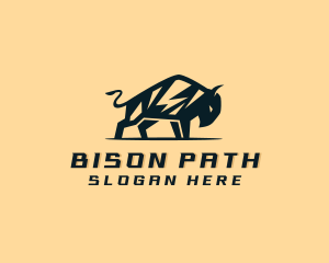 Lightning Flash Bison logo