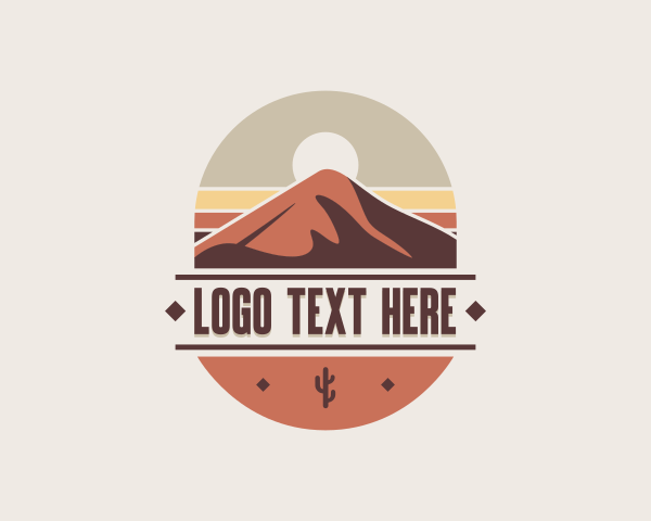 Desert logo example 4