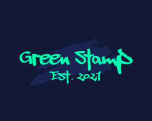 Neon Street Art Graffiti  logo design