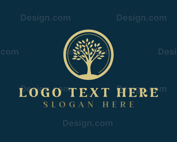 Natural Tree Plant Logo