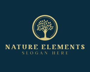 Natural Tree Plant logo design