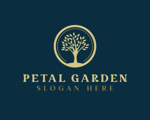 Natural Tree Plant logo design