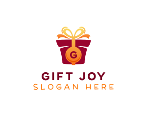 Gift Wrapping Present logo design